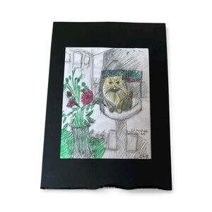 HANDCRAFTED by me pen and pencil drawing by me Sinta Margot Spector